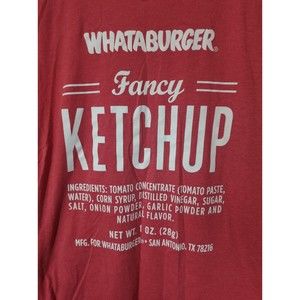 Whataburger Spicy Ketchup T-Shirt Men's Size Medium